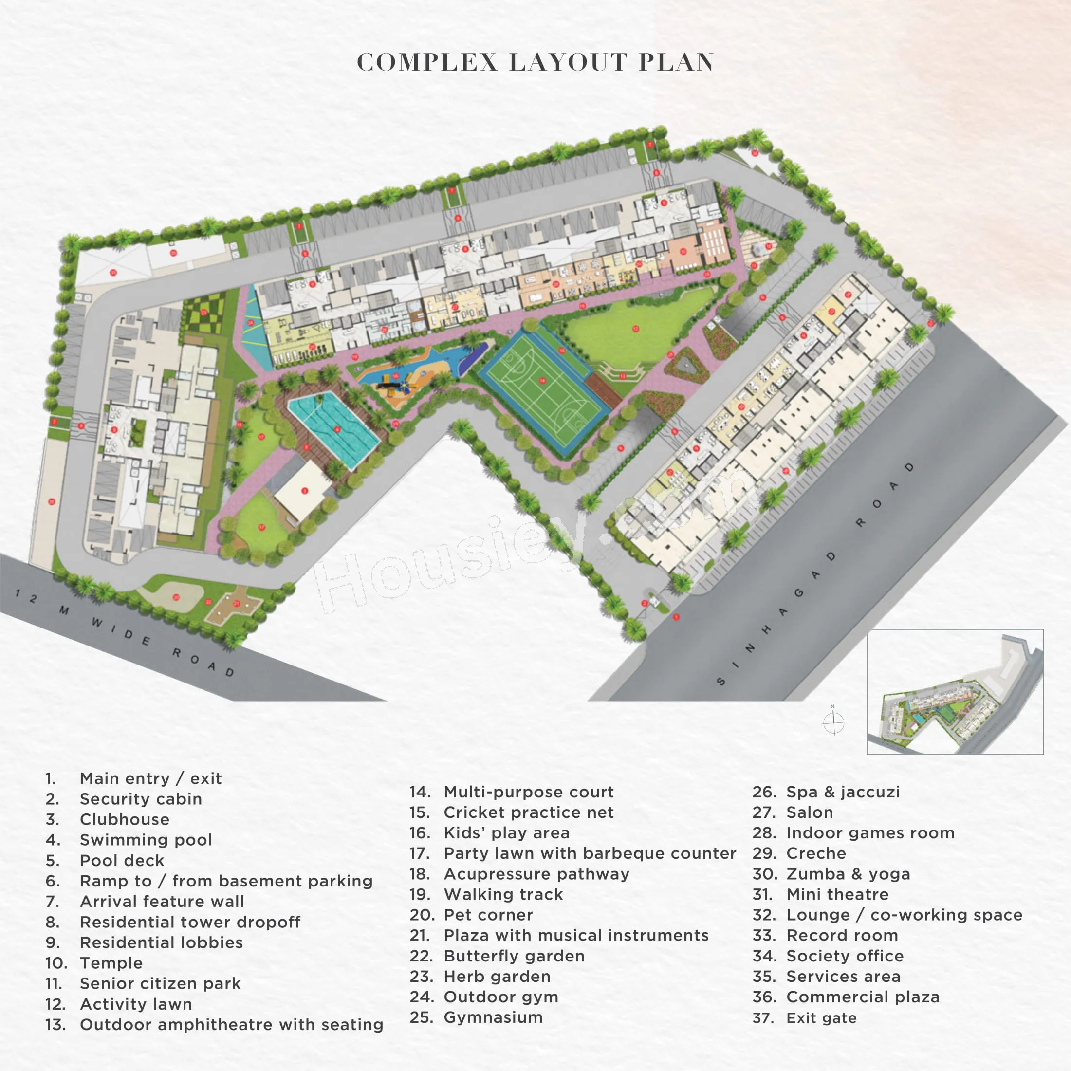 Eldeco 7 Peaks Residences Master Plan