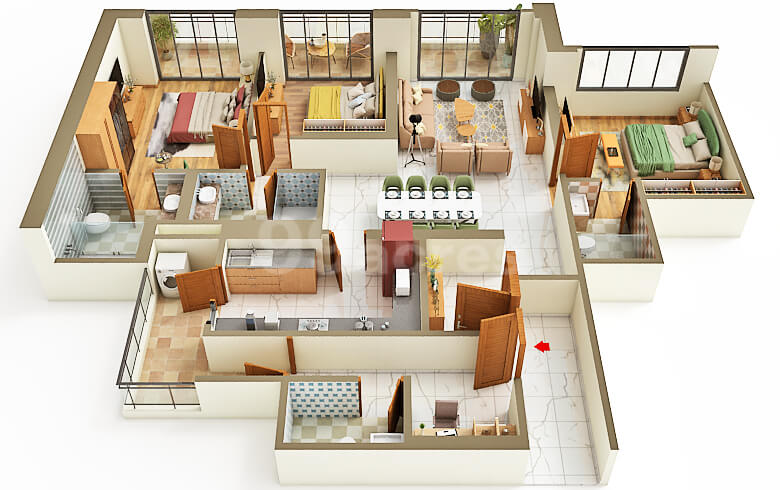 The Prestige City floor plan